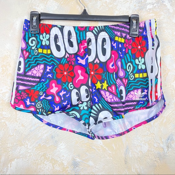 adidas Pants - Adidas Adicolor Eye Printed Shorts